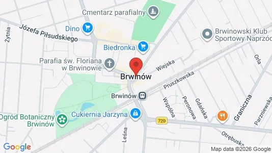 Apartments for rent i Pruszkowski - kort over placeringen