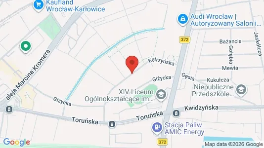 Apartments for rent i Wrocław - kort over placeringen
