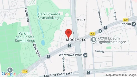 Rooms for rent i Warszawa Wola - kort over placeringen