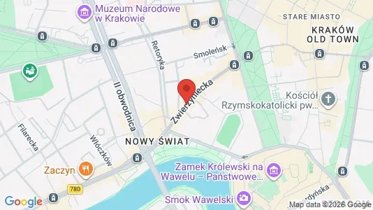 Rooms for rent i Nowosądecki - kort over placeringen