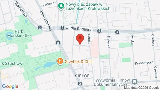 Rooms for rent i Warszawa Mokotów - kort over placeringen