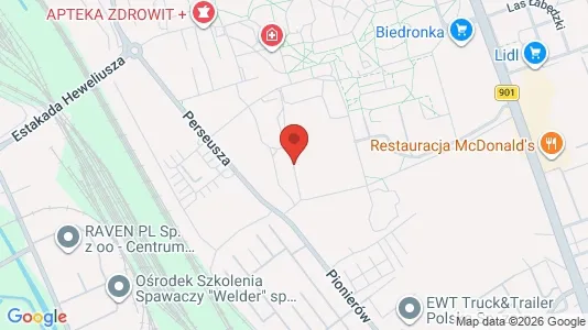 Rooms for rent i Gliwice - kort over placeringen