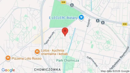 Rooms for rent i Warszawa Bielany - kort over placeringen