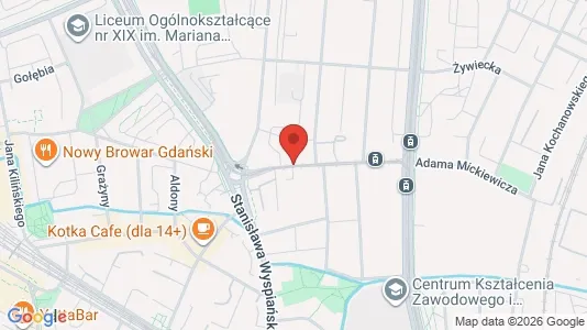 Apartments for rent i Starogardzki - kort over placeringen
