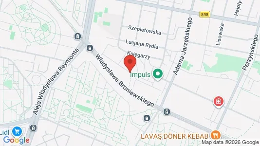 Rooms for rent i Warszawa Bielany - kort over placeringen