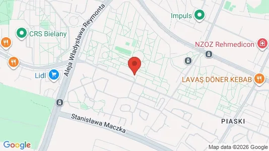 Rooms for rent i Warszawa Bielany - kort over placeringen