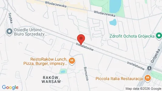 Rooms for rent i Warszawa Włochy - kort over placeringen