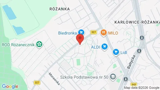 Apartments for rent i Wrocław - kort over placeringen