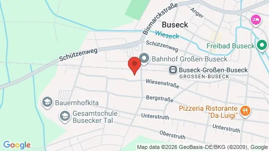 Apartments for rent i Gießen - kort over placeringen