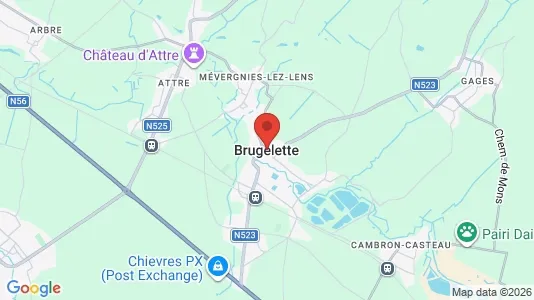Apartments for rent i Brugelette - kort over placeringen