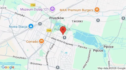 Rooms for rent i Pruszkowski - kort over placeringen