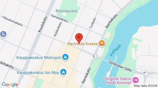 Apartments for rent i Joensuu - kort over placeringen