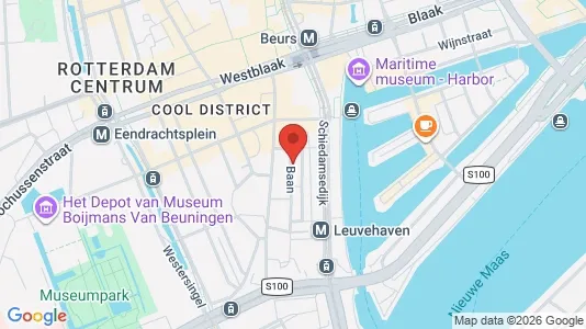 Apartments for rent i Rotterdam Centrum - kort over placeringen
