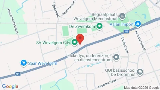 Apartments for rent i Wevelgem - kort over placeringen