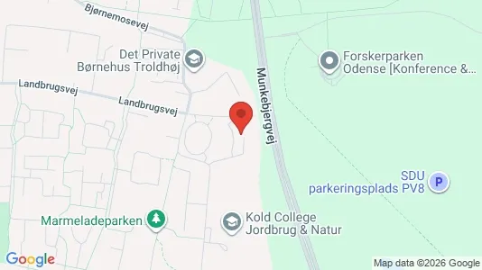 Apartments for rent i Odense S - kort over placeringen