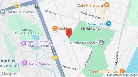Apartments for rent i Aarhus C - kort over placeringen