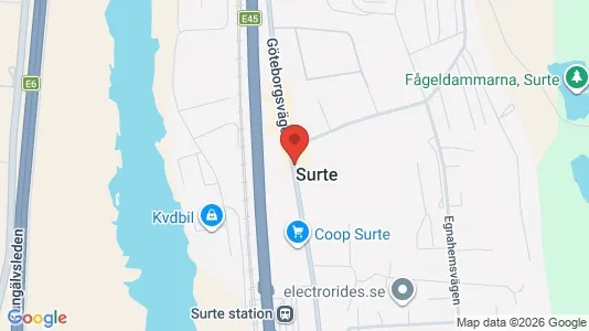 Apartments for rent i Ale - kort over placeringen