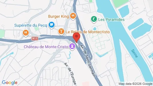 Apartments for rent i Saint-Germain-en-Laye - kort over placeringen