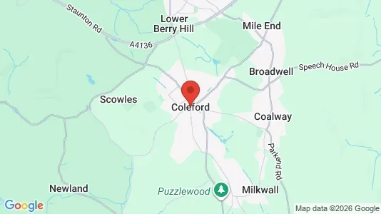 Apartments for rent i Coleford - Gloucestershire - kort over placeringen
