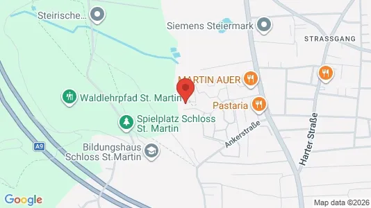 Apartments for rent i Graz - kort over placeringen