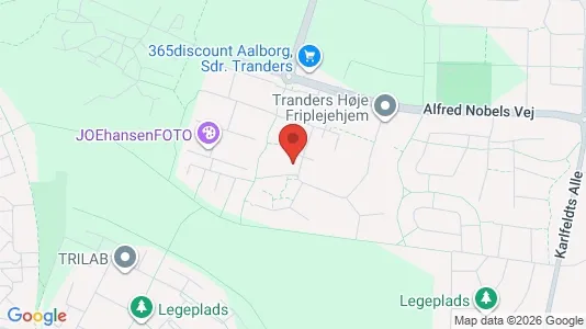 Apartments for rent i Aalborg Øst - kort over placeringen