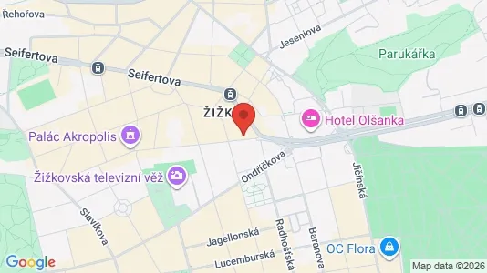 Apartments for rent i Prague 10 - kort over placeringen