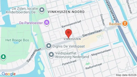 Apartments for rent i Groningen - kort over placeringen