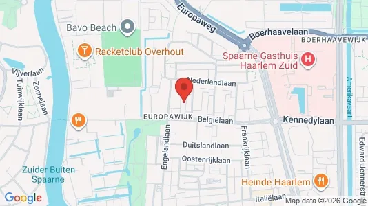 Apartments for rent i Haarlem - kort over placeringen