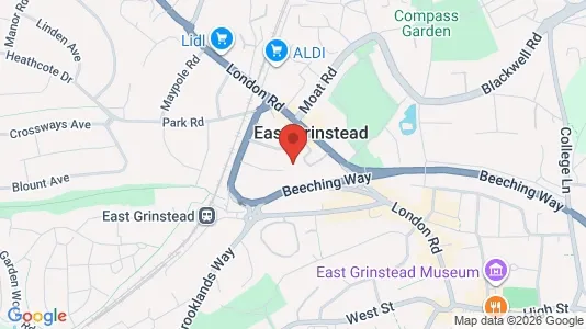 Apartments for rent i East Grinstead - West Sussex - kort over placeringen