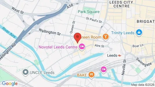 Apartments for rent i Leeds - West Yorkshire - kort over placeringen