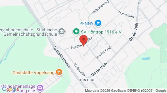 Apartments for rent i Bochum - kort over placeringen