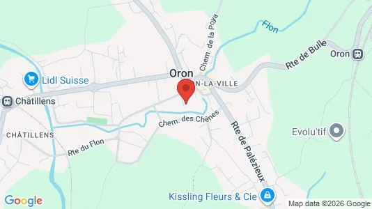 Apartments for rent i Lavaux-Oron - kort over placeringen