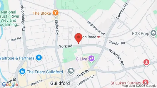 Apartments for rent i Guildford - Surrey - kort over placeringen