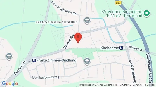 Apartments for rent i Dortmund - kort over placeringen