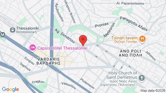 Apartments for rent i Neapoli-Sykies - kort over placeringen