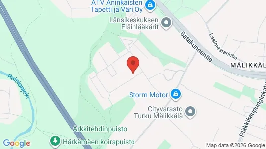 Apartments for rent i Turku - kort over placeringen