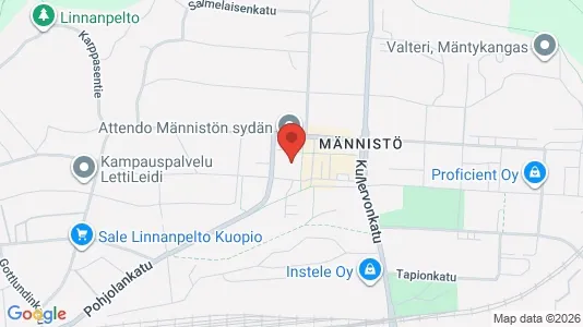 Apartments for rent i Kuopio - kort over placeringen
