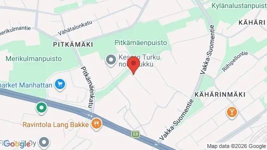 Apartments for rent i Turku - kort over placeringen