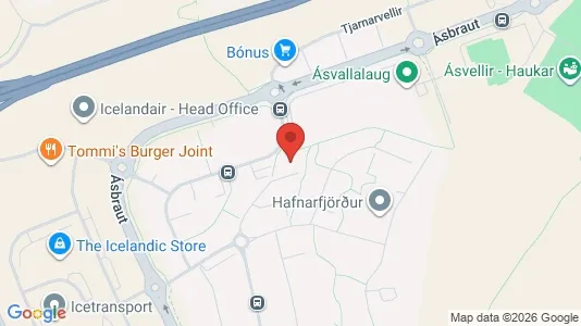 Apartments for rent i Hafnarfjörður - kort over placeringen