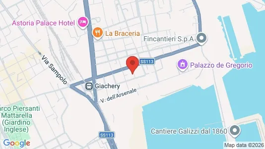 Apartments for rent i Palermo - kort over placeringen