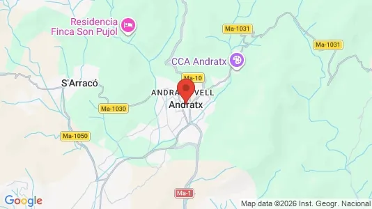 Apartments for rent i Andratx - kort over placeringen