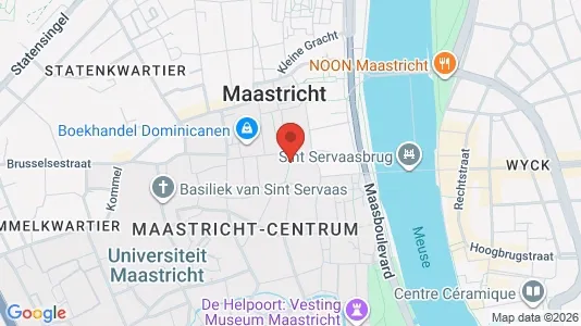 Apartments for rent i Maastricht - kort over placeringen