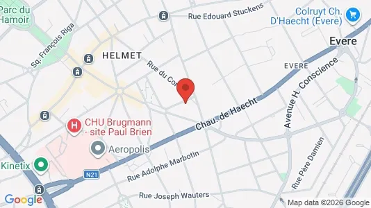 Apartments for rent i Brussels Schaarbeek - kort over placeringen