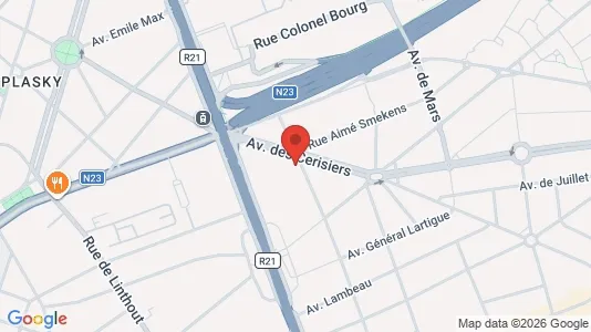 Apartments for rent i Brussels Schaarbeek - kort over placeringen