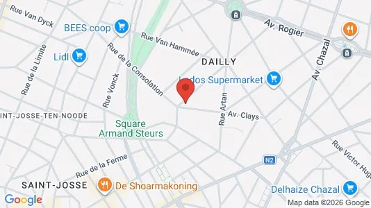 Apartments for rent i Brussels Schaarbeek - kort over placeringen