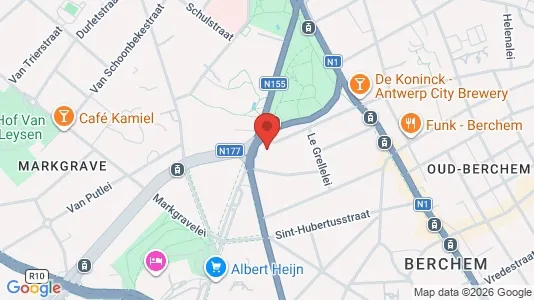 Apartments for rent i Stad Antwerp - kort over placeringen