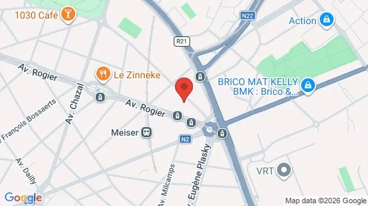 Apartments for rent i Brussels Schaarbeek - kort over placeringen