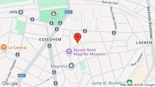 Apartments for rent i Brussels Jette - kort over placeringen