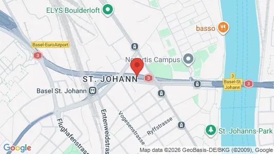 Apartments for rent i Basel-Stadt - kort over placeringen