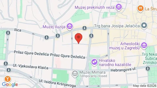 Apartments for rent i Sljeme (Medvednica-Tomislavac) - kort over placeringen